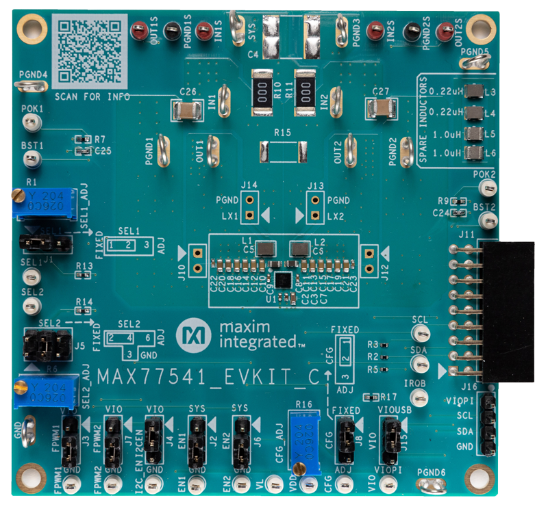 MAX77541EVKIT: Board Photo