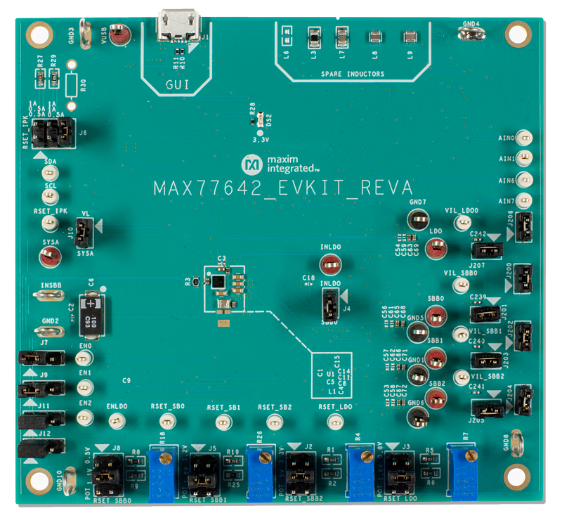 MAX77642EVKIT: Board Photo