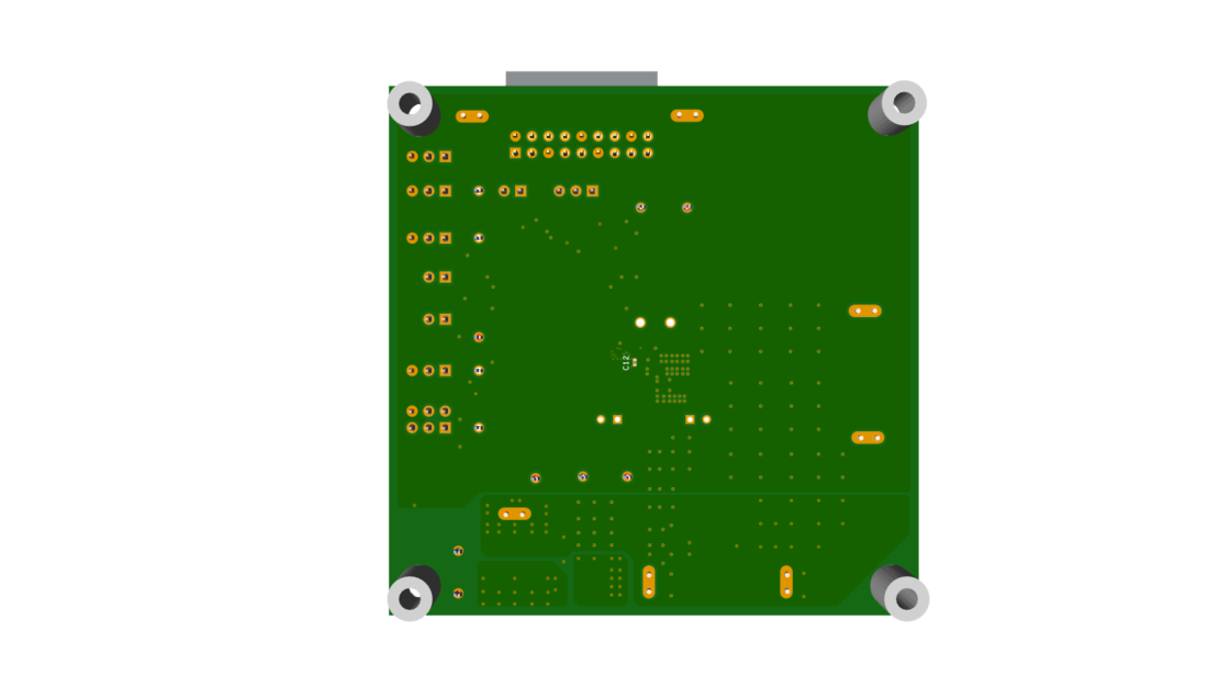 MAX77727EVKIT Evaluation Board Bottom View