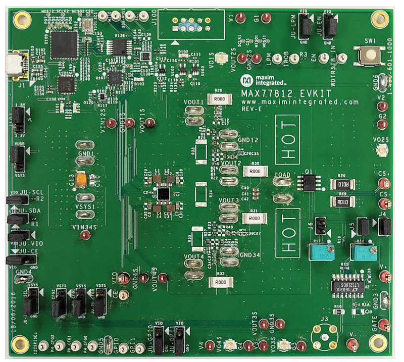 MAX77812EVKIT: Board Photo