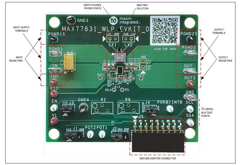 MAX77831WEVKIT: Board Photo
