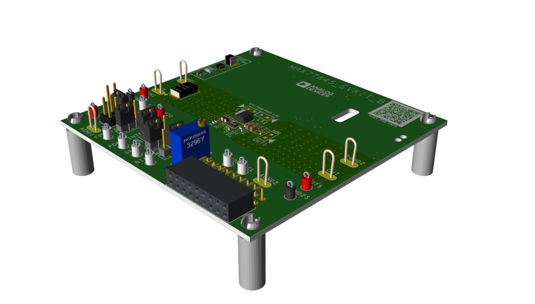 MAX77845EVKIT Board Photo Angle View