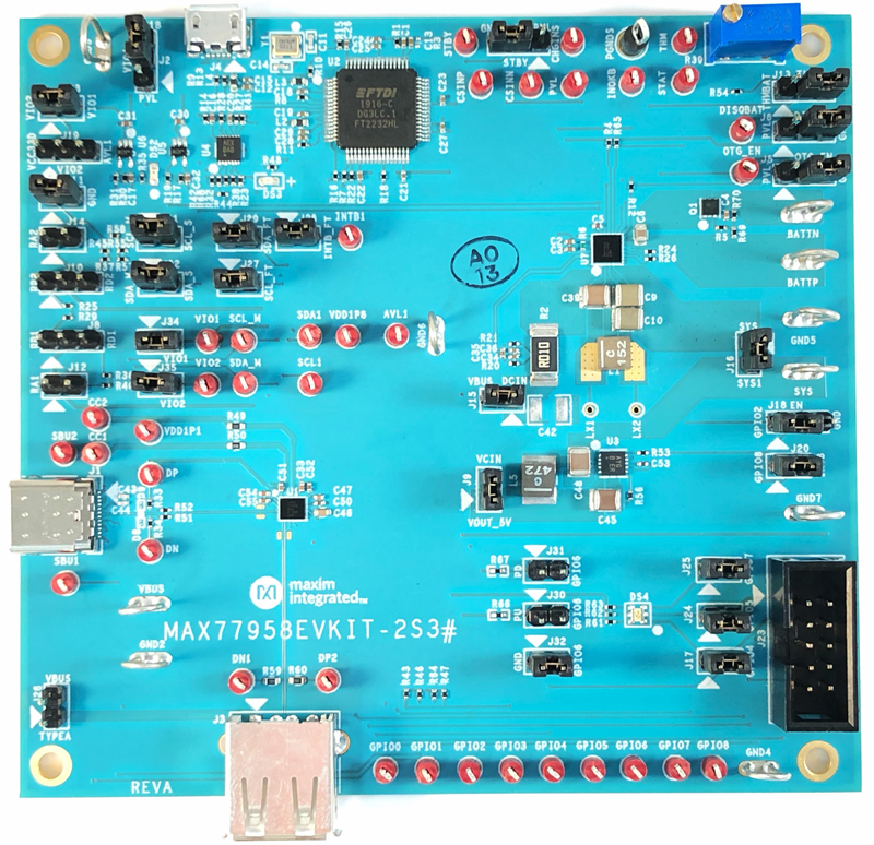 MAX77958EVKIT-2S3: Board Photo