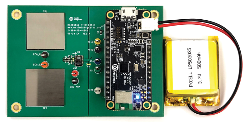 MAX86150EVSYS: System Board Photo