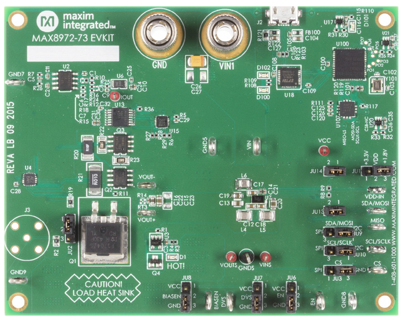 MAX8973AEVKIT: Photo Board