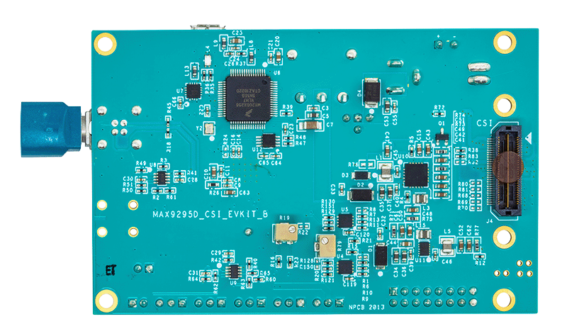 MAX9295DEVKIT Board Photo Bottom