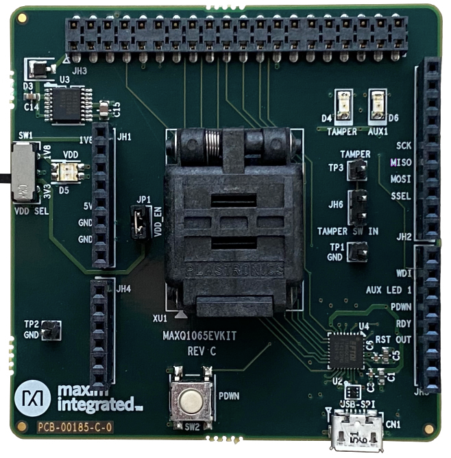 MAXQ1065EVKIT: Board Photo