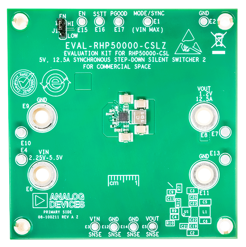 EVAL-RHP50000-CSLZ Board Photo Top View