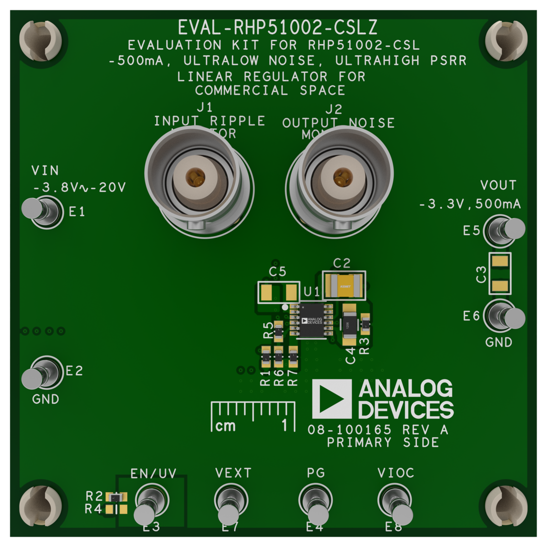 EVAL-RHP51002-CSLZ Top Evaluation Board