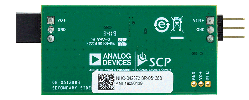 ADP7142 Evaluation Board - Bottom View
