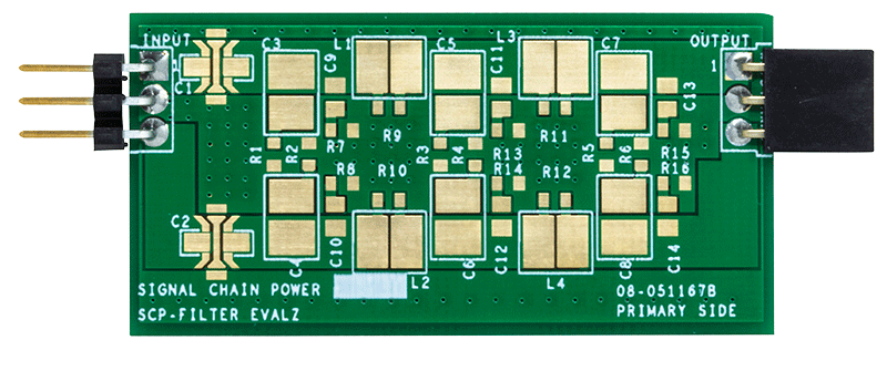 Signal Chain Power Connection Hardware - Top View