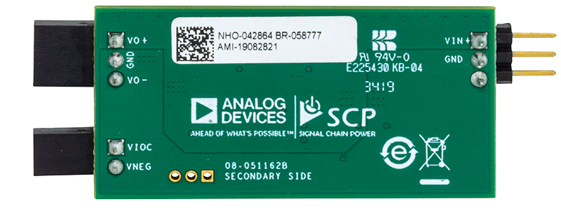 LT3470A Signal Chain Evaluation Board - Bottom View