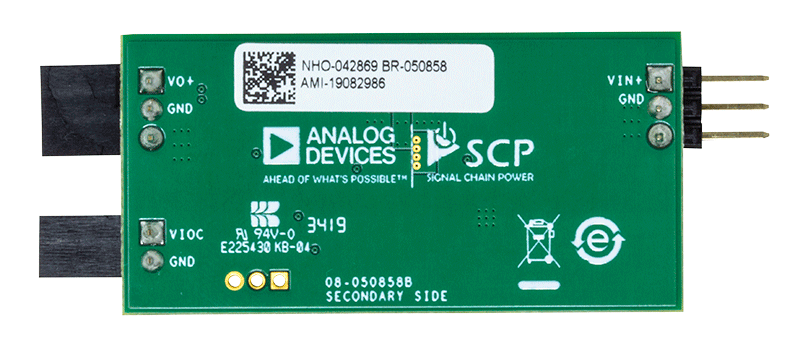 LT8330 Signal Chain Evaluation Board - Bottom View