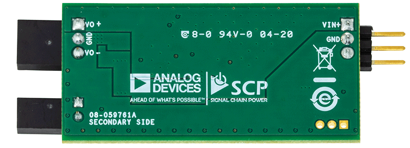 LT8618 Signal Chain Evaluation Board - Bottom View