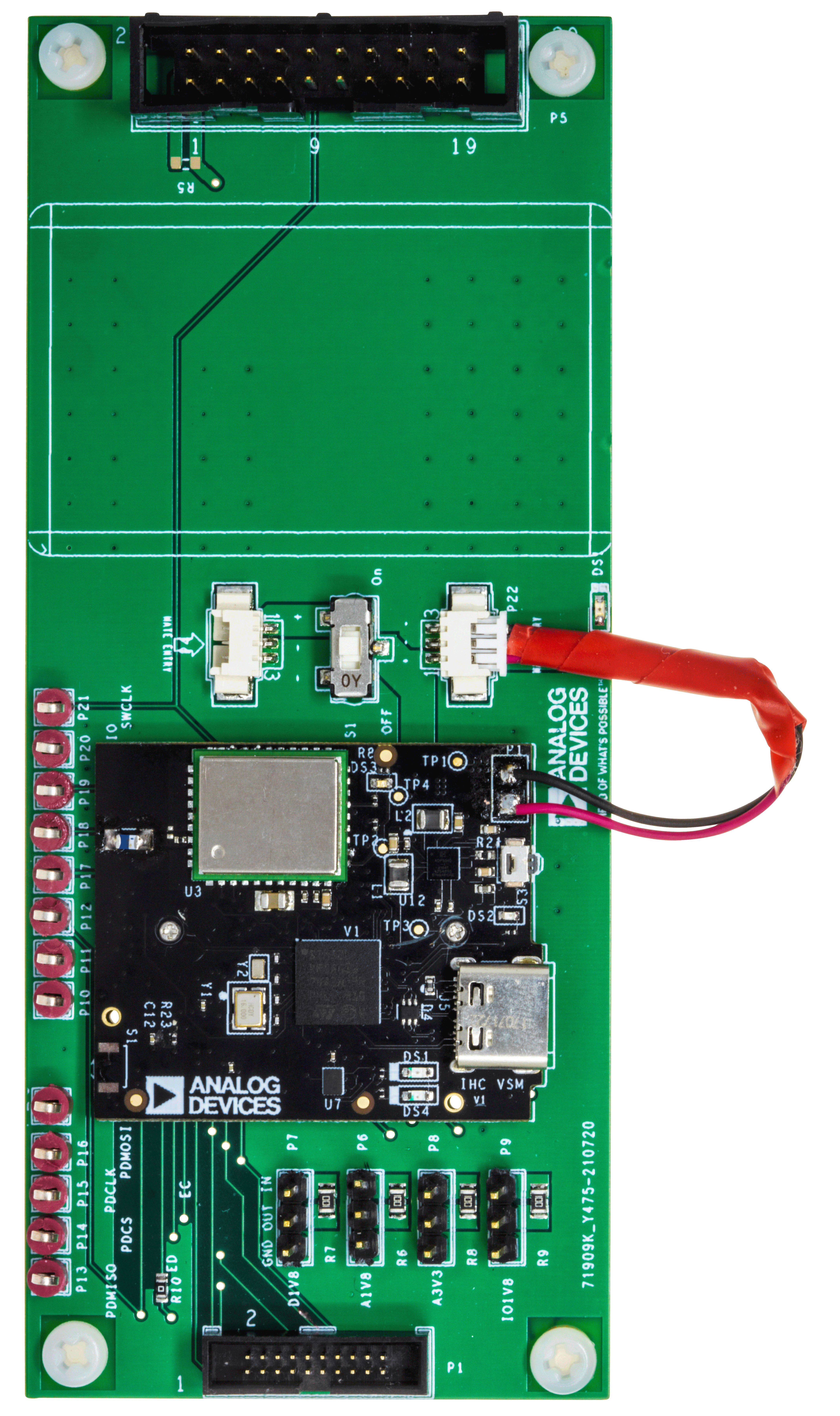 EVAL-VSMUCZ Evaluation Board - Top View