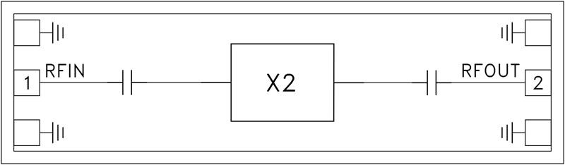 HMC-XDB112 Functional Block Diagram