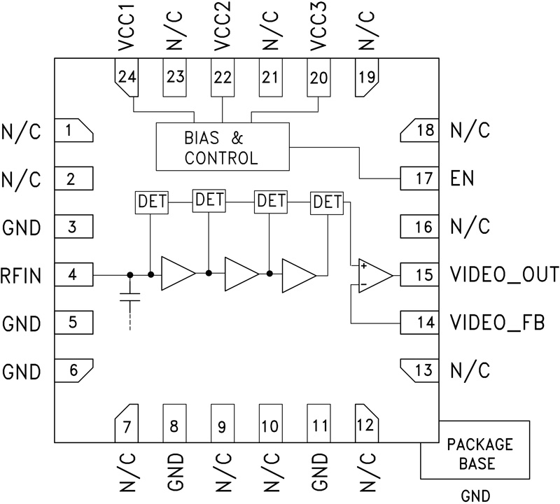 HMC1013 Functional Block Diagram