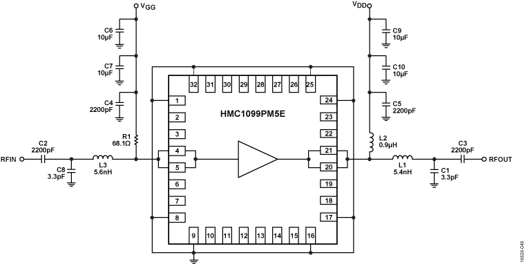HMC1099PM5E Circuit Diagram