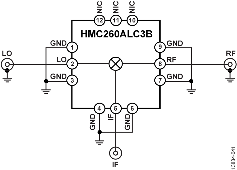 HMC260ALC3B Circuit Diagram