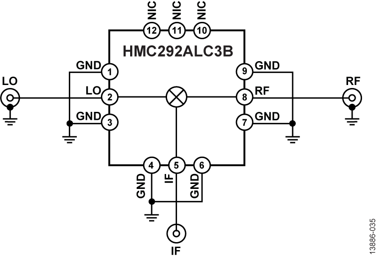 HMC292ALC3B Circuit Diagram