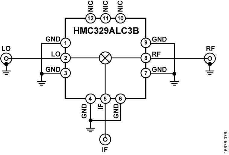 HMC329ALC3B Circuit Diagram