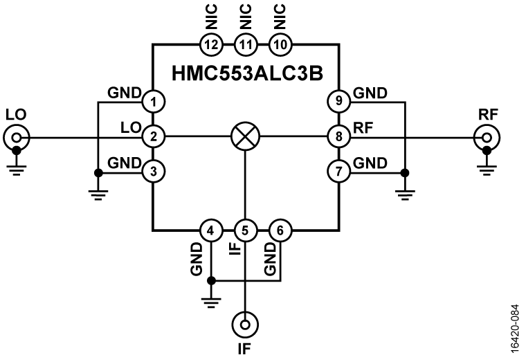 HMC553ALC3B Circuit Diagram