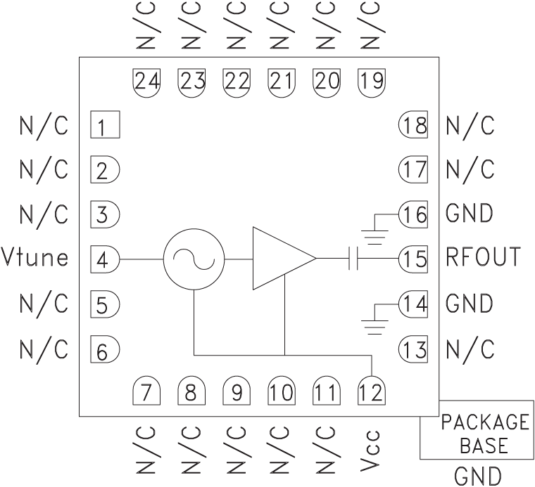 HMC6380 Functional Block Diagram