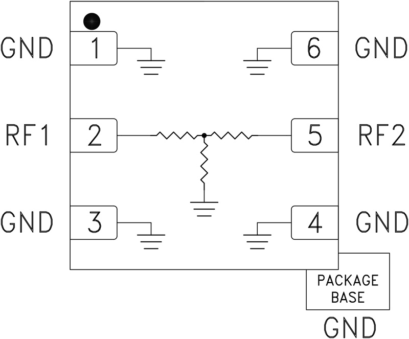 HMC652LP2 Functional Block Diagram