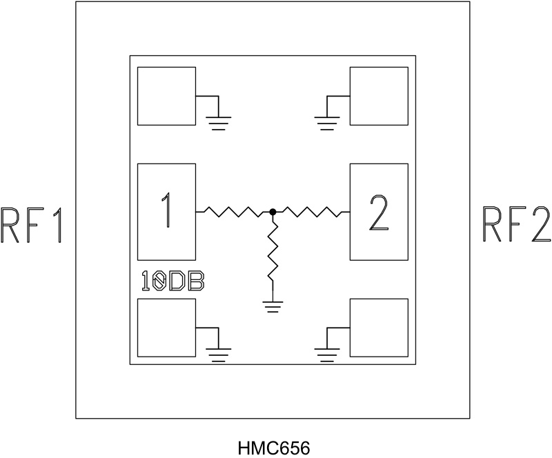 HMC656 Functional Block Diagram
