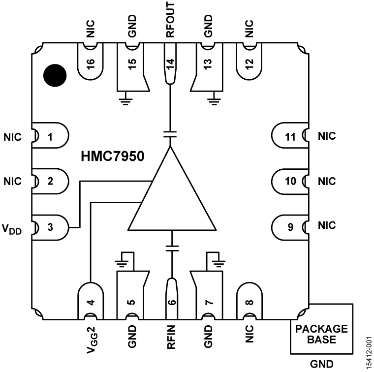 HMC7950 Functional Block Diagram