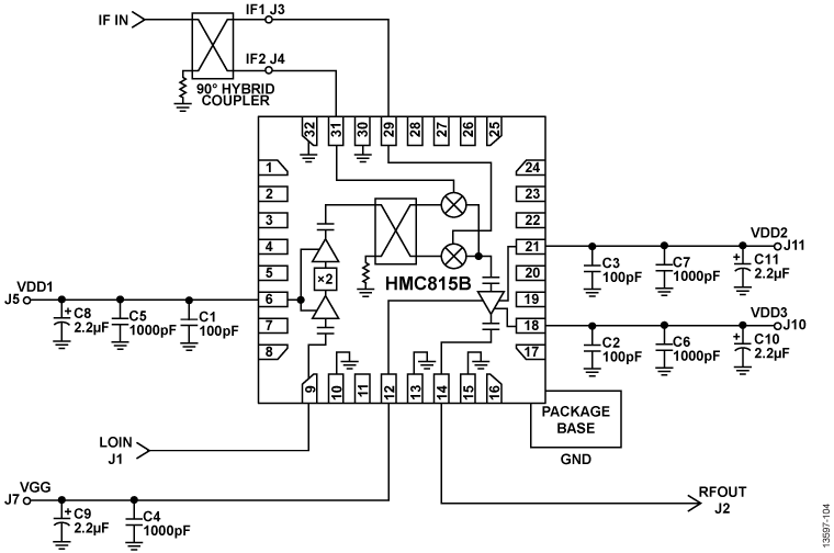 HMC815B Circuit Diagram