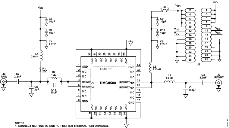 HMC8500 Circuit Diagram