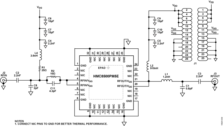 HMC8500PM5E Circuit Diagram