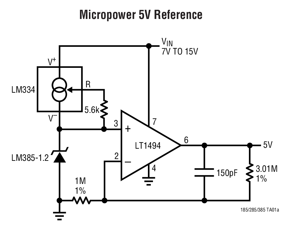 Micropower 5V Reference