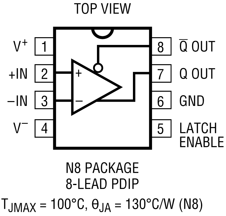 LT1016 Pin Configuration