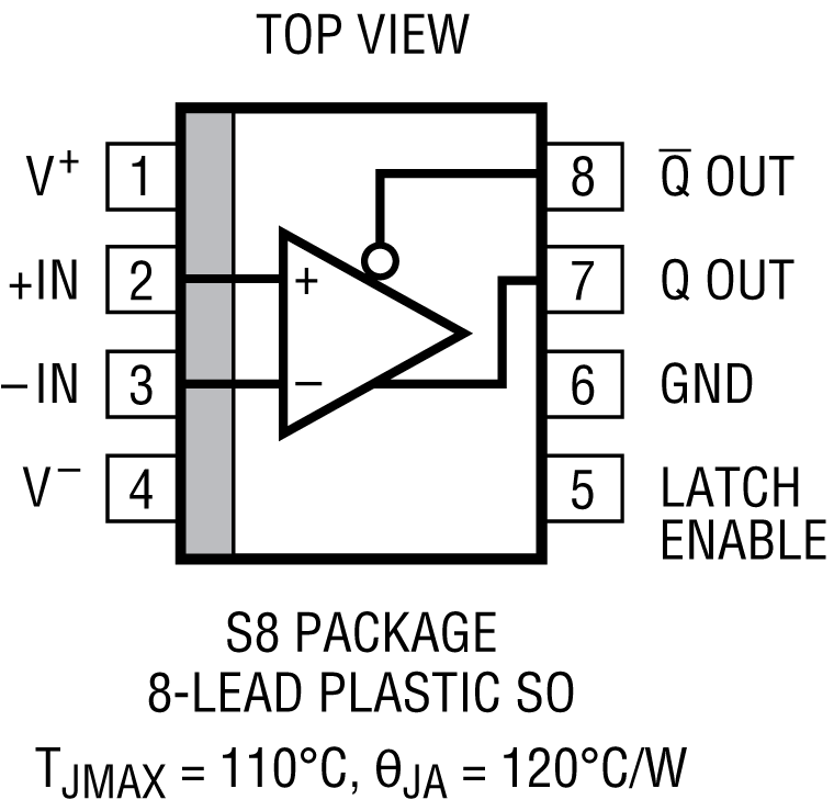 LT1016 Pin Configuration