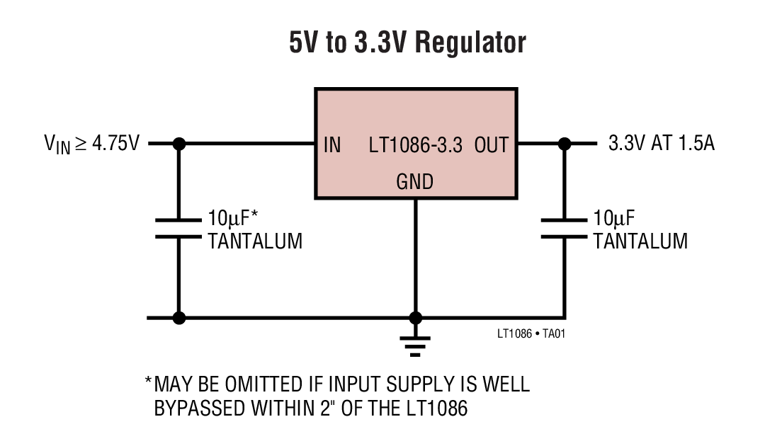 5V to 3.3V Regulator