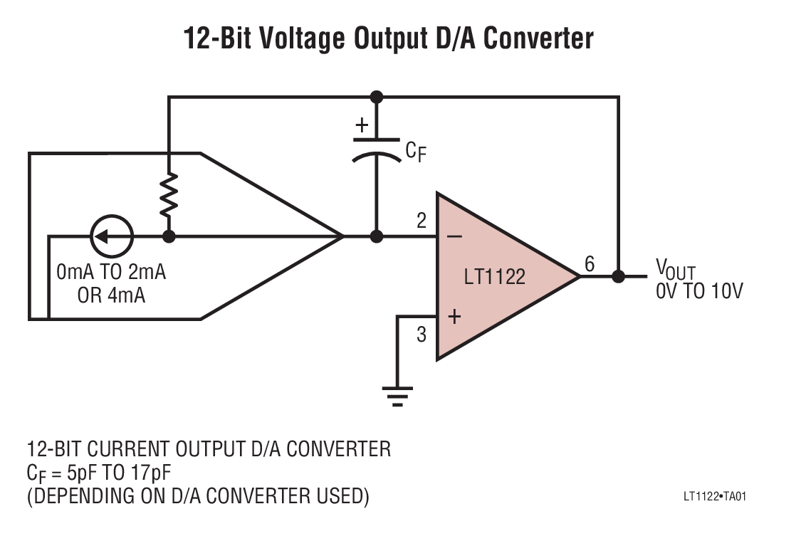 12-Bit Voltage Output D/A Converter