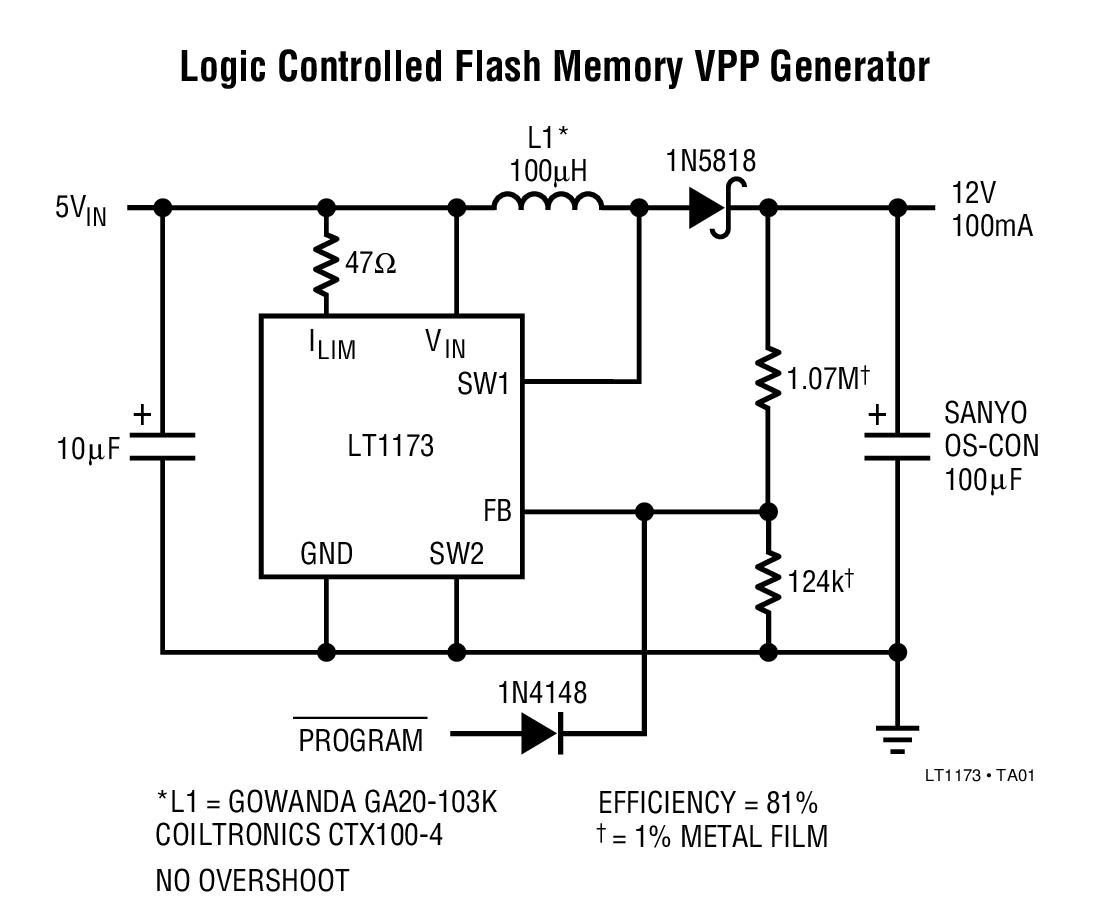 Logic Controlled Flash Memory VPP Generator