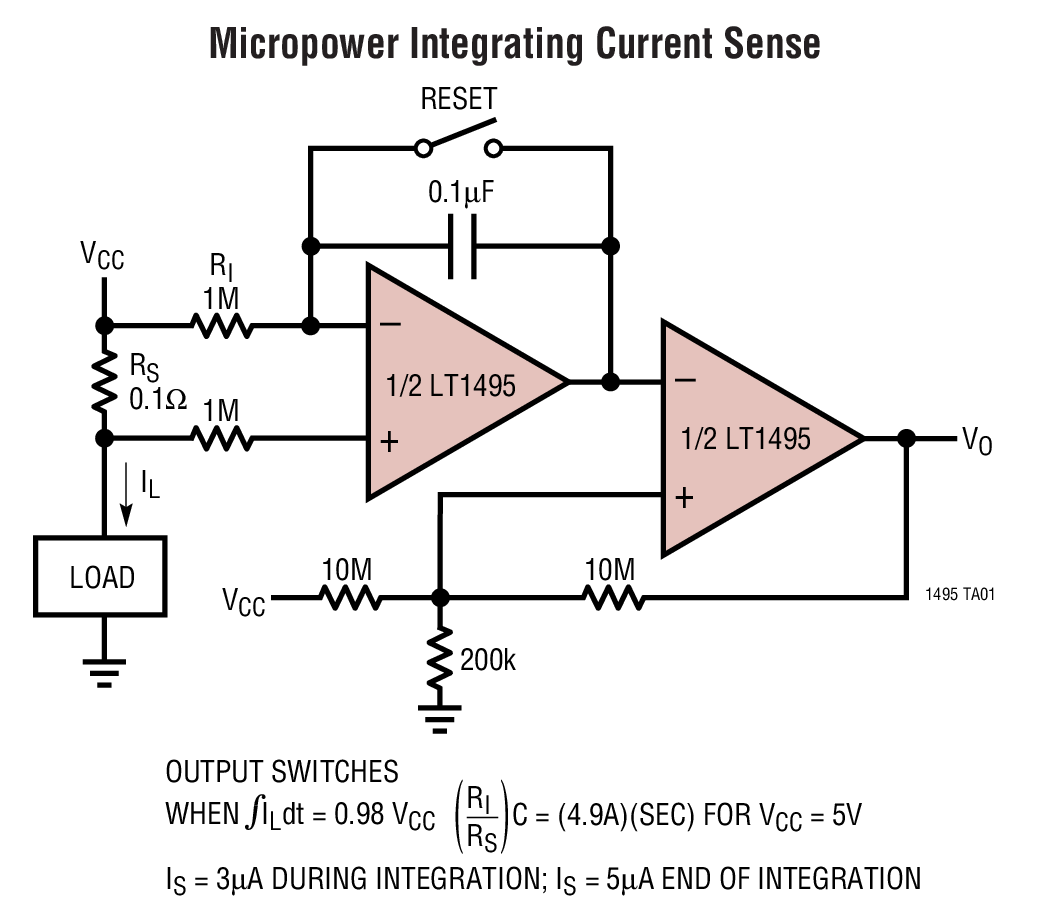 Micropower Integrating Current Sense