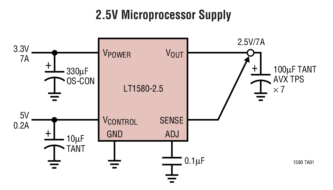 2.5V Microprocessor Supply