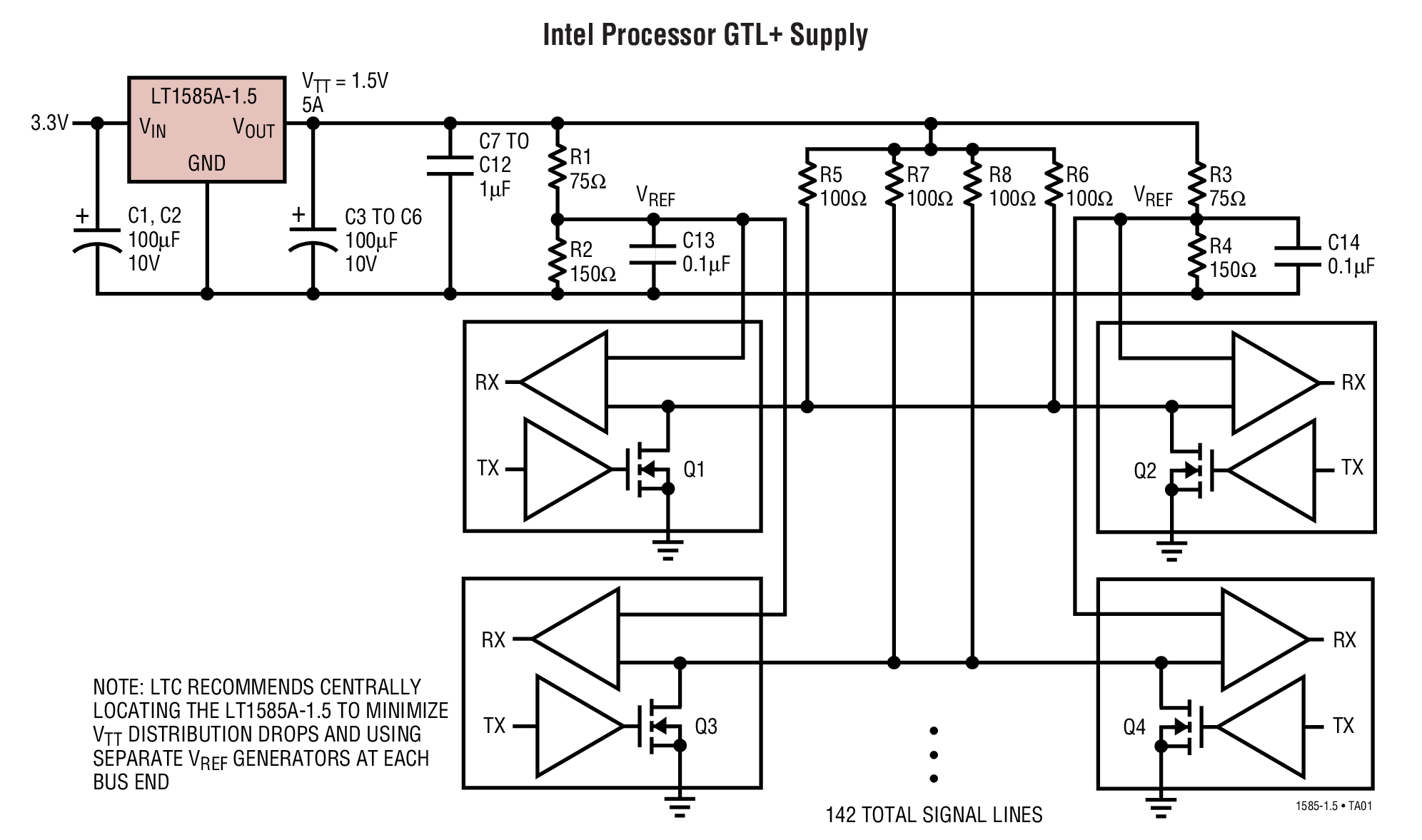 Intel Processor GTL+ Supply
