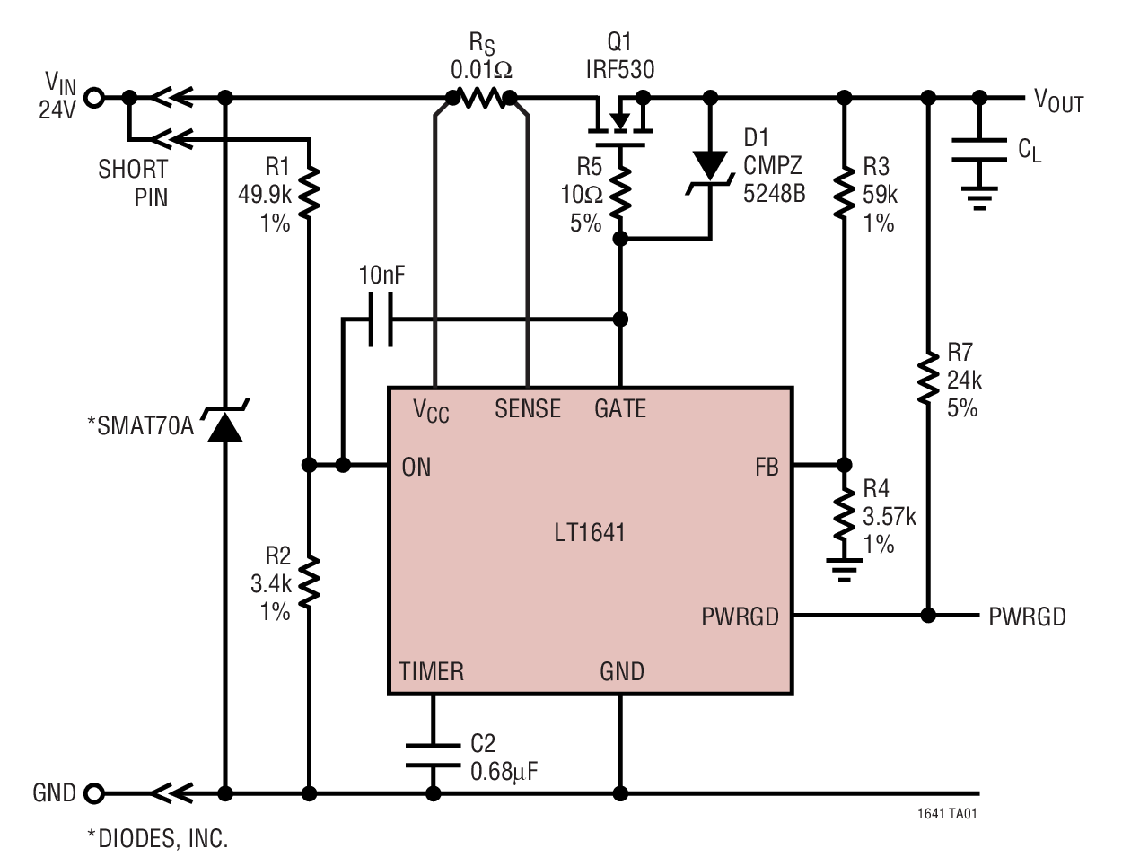 24V Input Voltage Automatic Restart Application