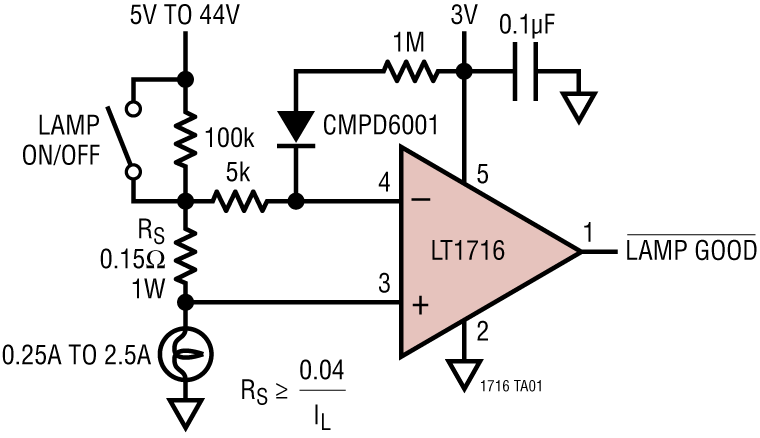 LT1716 Application Circuit
