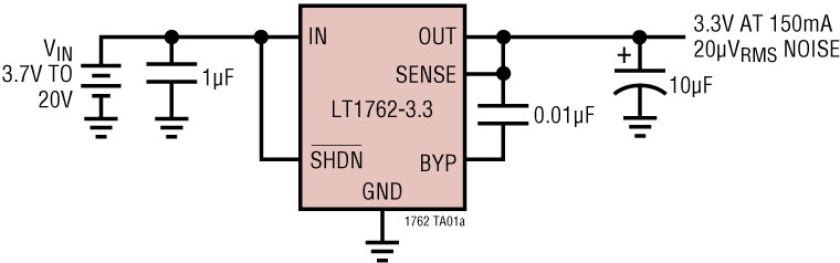 LT1762 Application Circuit