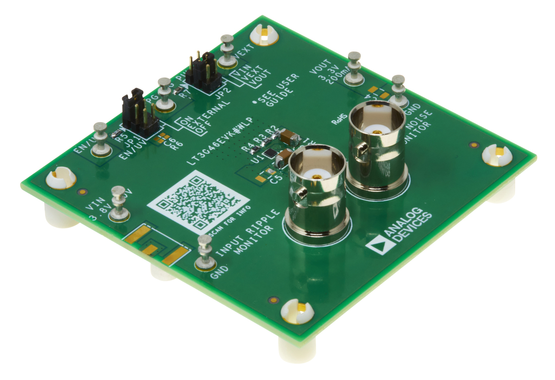 LT3046EVK WLP Board Photo Angle View