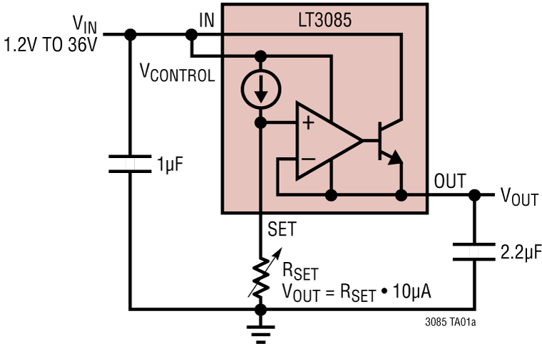 LT3085 Application Circuit