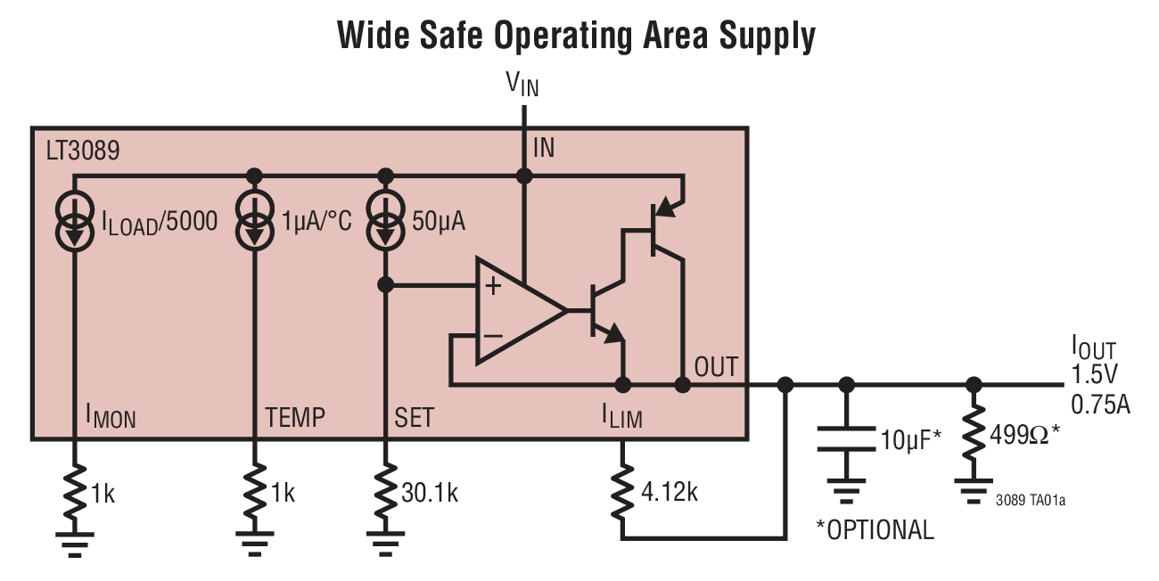 Wide Safe Operating Area Supply