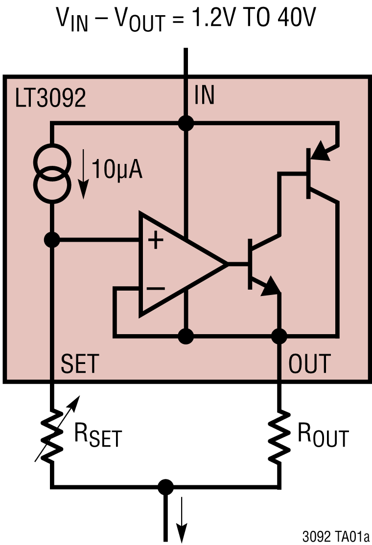 LT3092 Typical Application