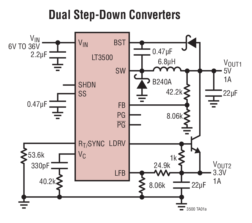 Dual Step-Down Converters